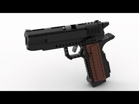 Lego Competition 1911 FREE TUTORIAL (Spring-Powered)