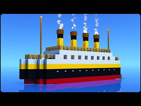 How To Make The Titanic In Minecraft | City Tutorial