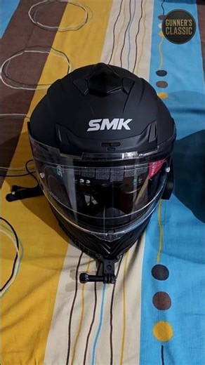 From Studds to SMK! (Plus Intercom Install) #royalenfield#smkhelmets #ejeas #gunnersclassic #shorts