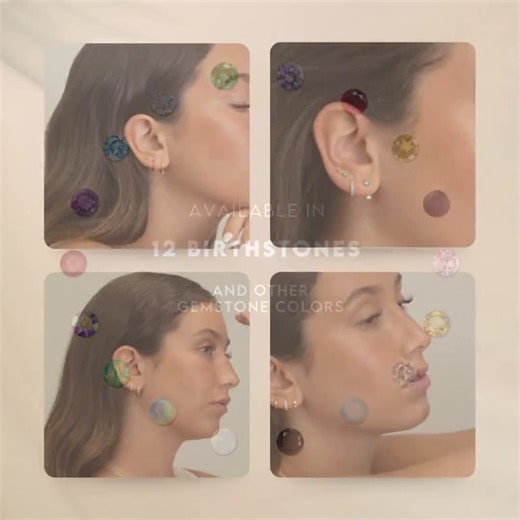 Dainty Peridot Hoop Earrings Set: Sterling Silver August Birthstone - Etsy