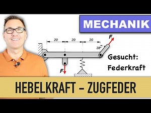 Allgemeines Kraftsystem | Federkraft | Hebelkraft | Zugfeder | Gleichgewichtsbedingungen | Lager