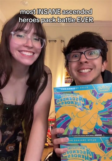HOW DID THIS HAPPEN 🤣 we opened 24 packs of ascended heroes.. @wallibear rips #pokemontcg