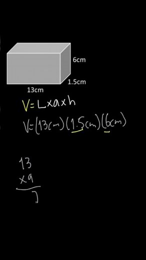 Como calcular el VOLUMEN de un PRISMA RECTANGULAR