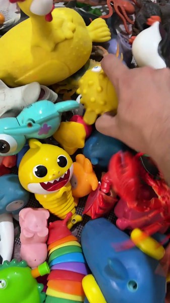 LEARN MARINE ANIMAL NAMES WITH COOL TOYS| OCEAN ANIMALS FOR PRESCHOOLER AND TODDLERS