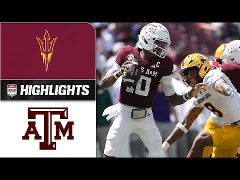 TURNOVERS GALORE 😦 Arizona State vs. Texas A&M | Full Game Highlights | ESPN College Football