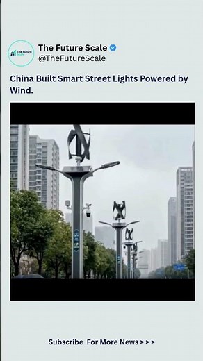 China’s Wind-Powered Street Lights Are Changing Cities