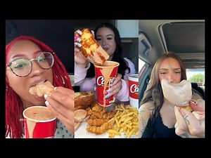 🍗Raising Canes Mukbang Compilation🍗