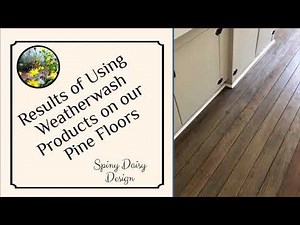 Staining Our Pine Flooring