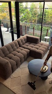 The art of staying in, perfected. Haven’s sculptural shape and modular design turn everyday lounging into something worth slowing down for. Beautiful home by @renmarksamson | Nick Scali