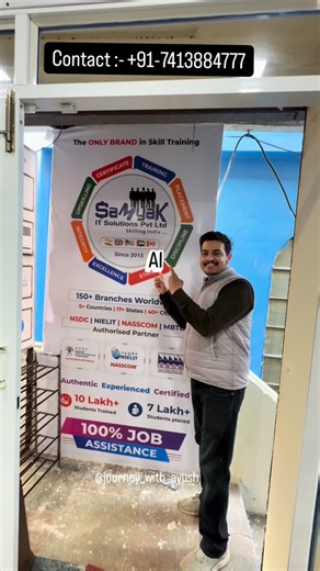 Ayush sharma on Instagram: "No need to leave Ujjain to build your IT career! Samyak Computer Classes is now in Ujjain — offering job-focused courses in Python, AI, Data Science, Full Stack Development, and Digital Marketing. Learn in modern labs, corporate-style classrooms, with industry-experienced trainers. Not just theory — real practical skills, plus free personality development, placement training, and regular placement drives to make you truly job-ready. Grand Opening – 19 January 2026 📍 