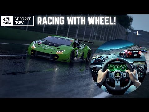 How To Play with a Racing Wheel on GeForce NOW! 🎮🚙