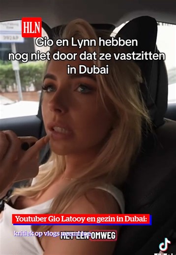 “ChatGPT zegt dat de oorlog niet begonnen is”: influencers blijven content maken terwijl het alarm loeit in Dubai. #hln #dubai #viral