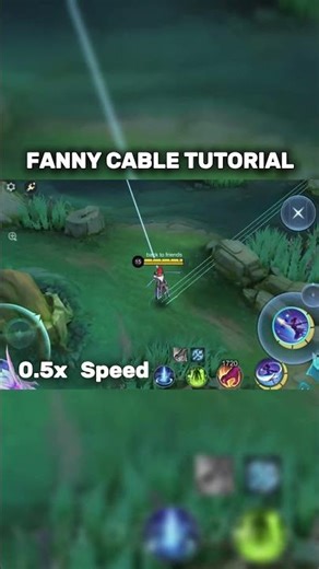 fanny tutorial | straight cable tutorial #MLBBGoldenMonth #MLBBCreator #mlbb #mobilelegends