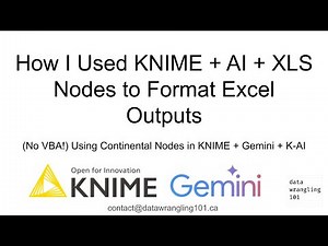 This week’s tutorial - Styling Excel output in KNIME AP with colour, alignment, and clarity