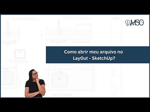 Como abrir arquivo do SketchUp no Layout