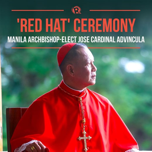LIVE: ‘Red hat’ ceremony of Manila Archbishop-elect Jose Cardinal Advincula