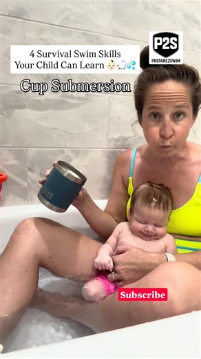 Help your baby become calm, comfortable, and confident in the water from the very beginning.👶🏻🛁👇