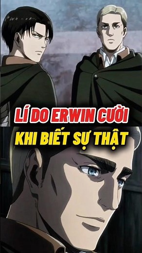 Why did Erwin smile when he found out? #wibuchua #attackontitan #aot #shorts #erwin
