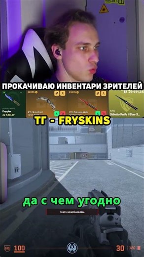 Прокачки зрителей. тгк - Фрай со Скинами. Твич - fryAFK