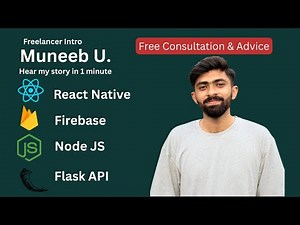 Freelancer Intro | Expert React Native Mobile App Developer | Hear my story in 1 minute