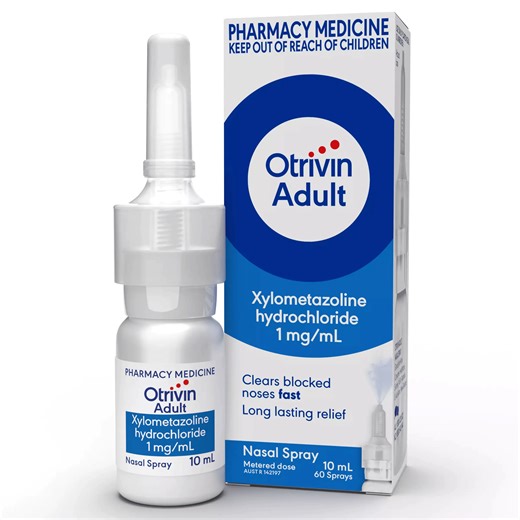 Otrivin Adult Nasal Spray 10 mL Fast Nose Relief