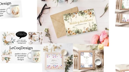 Wildflower Clipart: Spring Watercolor Flowers (PNG)