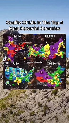 Quality of Life in Top 4 Powerful Countries