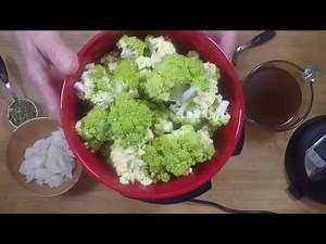 Healthy Cooking Demo- Romanesco Cauliflower Instant Pot Soup