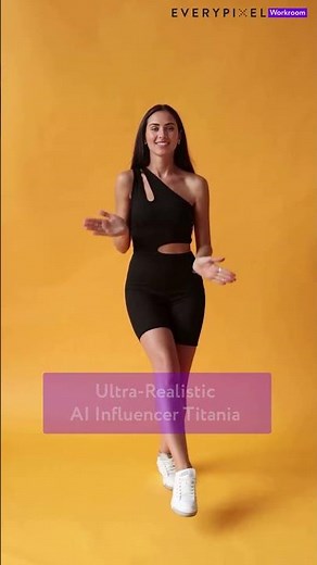 Ultra-Realistic AI Influencer dancing Bounce When She Walk #AIAvatar