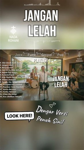 Jangan Lelah (Jazz-Funk-Gospel-Pop Version) ✨ | PLAYLIST 1 #nadarohani #music #pujiankelegaan #cover