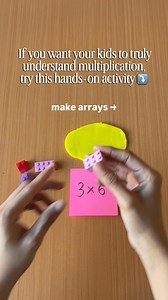 We stamped LEGO bricks into playdough to make arrays, and suddenly multiplication made sense. Kids can see, touch, and count instead of feeling confused by numbers on a worksheet. This kind of play-based math helps kids build ✔️ number sense ✔️ visual understanding of multiplication ✔️ confidence with early math ✔️ focus and problem-solving skills Learning math doesn’t have to feel hard or boring—when kids play, their brains learn naturally. 💫 📌 Save this for your preschool or early elementary