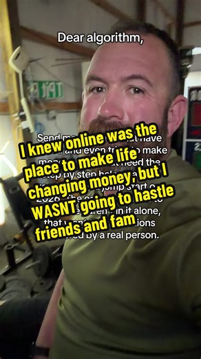 I started looking for a way to make money online for me and my family, but I found a bigger purpose… Mentoring other dads in the exact way I got started, because I’ve failed other things trying to use social media but it was because I didn’t know the strategies, how to attract customers… all I knew from before was to hit up those people I already knew but most of them didn’t want whatever it was that I was selling. Now I don’t bug them, or even talk to them about it, I started a brand new accoun