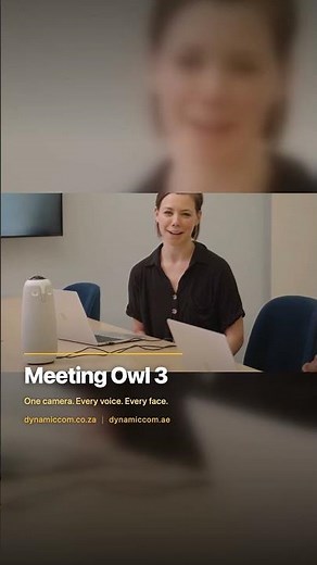 Owl Labs Meeting Owl 3 — 360° Smart Meeting Camera