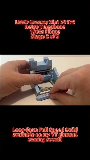 LEGO Creator 3in1 31174 - Retro Telephone: 1960s Phone (Stage 2 of 3)