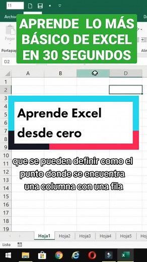 Aprende con nosotros Excel 🖥️básico #Excel #exceltips #exceltrucos #tuto #excelbasico #excelpara #excelparaprincipiantes #microsodtexcel