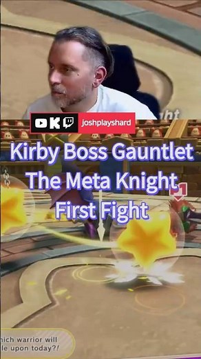 Kirby Battles Meta Knight Boss Head to Head with Waddle Dee