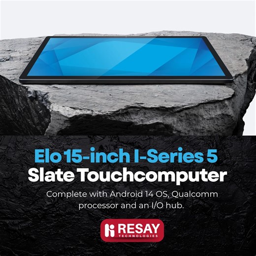 Resay Technologies on Instagram: "🔥 Powerful, Sleek, and Built for Business 🔥 Introducing the Elo 15″ I-Series 5 Slate Android Touchscreen Computer — the premium interactive display your business has been waiting for! 💼📲 ✨ Key Highlights: ✅ 15.6″ Full HD Touchscreen for vibrant visuals and smooth interactions. ✅ Runs Android 14 with Google Play Services — great for apps, kiosk software, and enterprise tools. ✅ Qualcomm Snapdragon QCS6490 Processor delivers fast, responsive performance. ✅ PCA