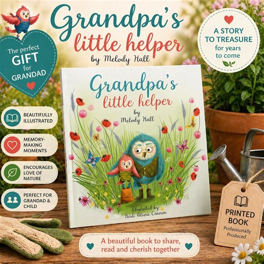 Grandpa's Little Helper Children's Gardening Picture Book (physical Book) - Etsy UK