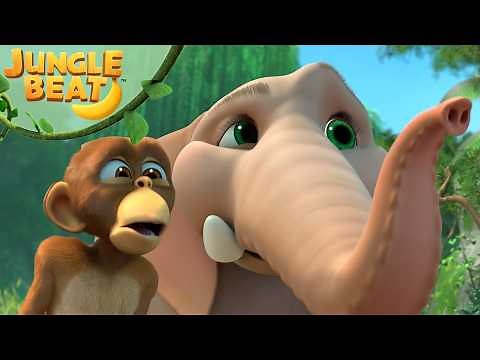Munki's Trunk! | Jungle Beat | Munki and Trunk's Wildest Moments | Cartoons For Kids
