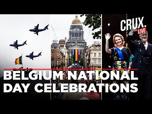 LIVE | Belgium National Day 2025 |Festivities At Parc Royal In Brussels | Parade At Place des Palais