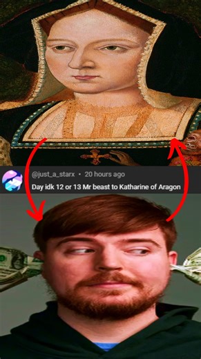 Connecting MrBeast to Catherine of Aragon #sixdegrees #sixdegreesofseperation #shorts #ytshorts