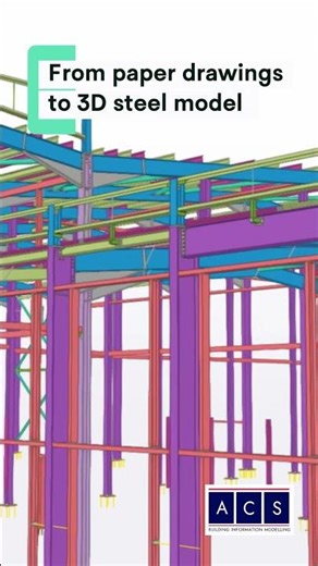 From #TeklaModel to Shop Floor: Warehouse Edition #steeldetailing #steelwork #teklastructures