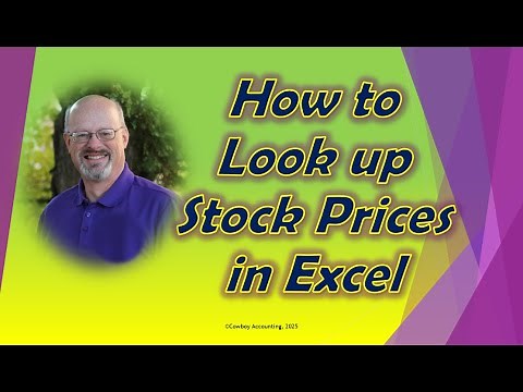 QUICKLY Access Historical Stock Prices in Excel!