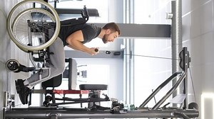 Disabled Athlete Wheelchair Trains His Arm Stock Footage Video (100% Royalty-free) 1097361323 | Shutterstock