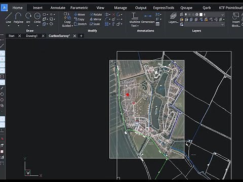 How to Overlay an Aerial Map onto a Site Plan using Coordinates in BricsCAD