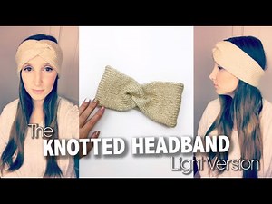 EASY KNITTED KNOT HEADBAND