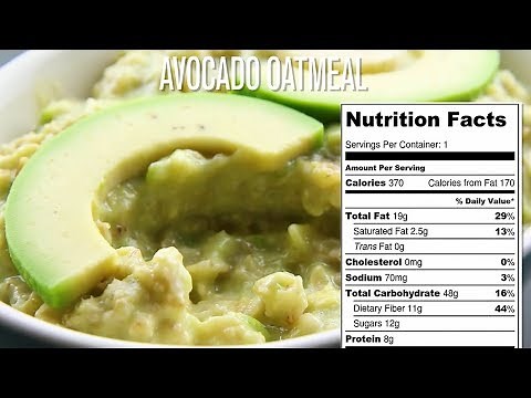 Avocado Oatmeal Recipe | Healthy | Weight Loss