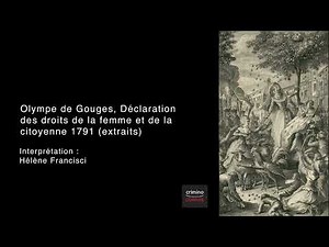Olympe de Gouges, Déclaration des droits de la femme et de la citoyenne 1791 (extraits)