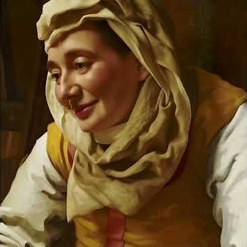 笑う名画❤マルタとマリアの家のキリスト（ヨハネス・フェルメール） #art #history