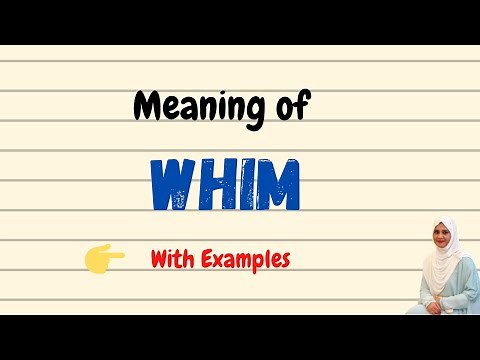 Whim meaning